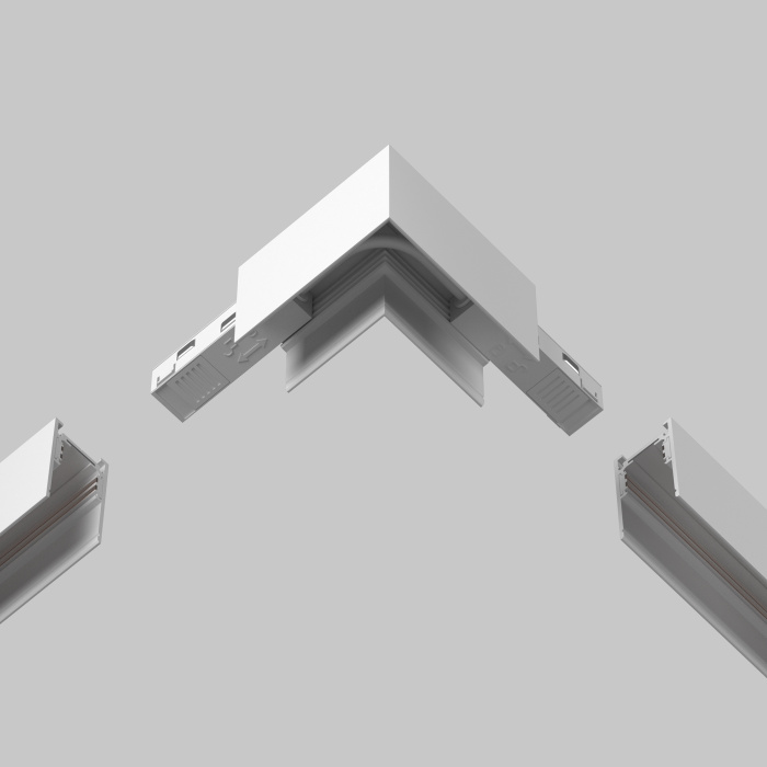 Коннектор питания угловой гибкий 15см Exility белый Maytoni TRA034CPC-42W-15-1