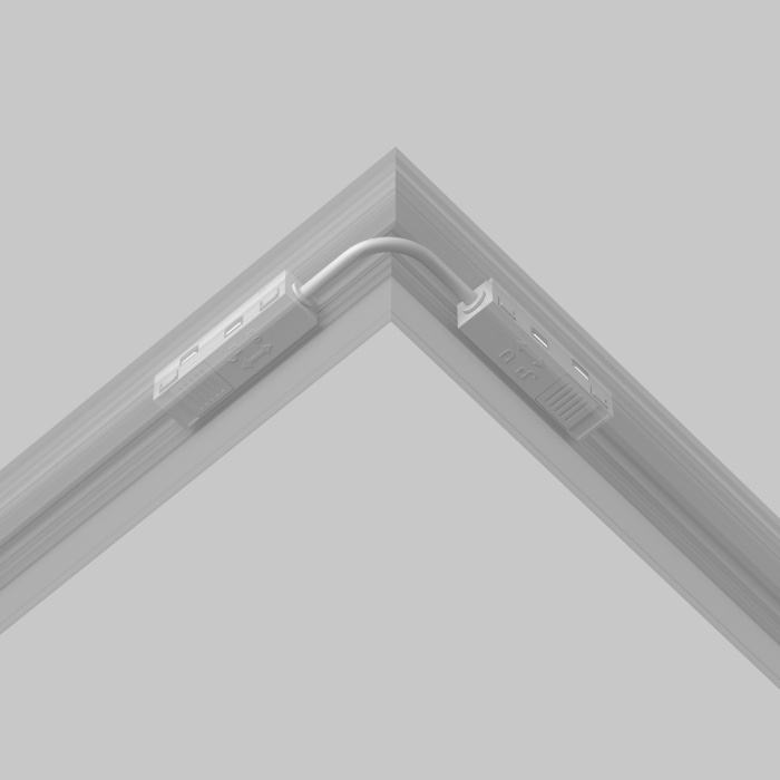 Коннектор питания угловой гибкий 15см Exility белый Maytoni TRA034CPC-42W-15-1