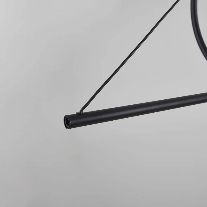 Подвесной светильник SUSPENSION CERCLE ET TRAIT – GRAPHITE SATINE L120 ImperiumLoft
