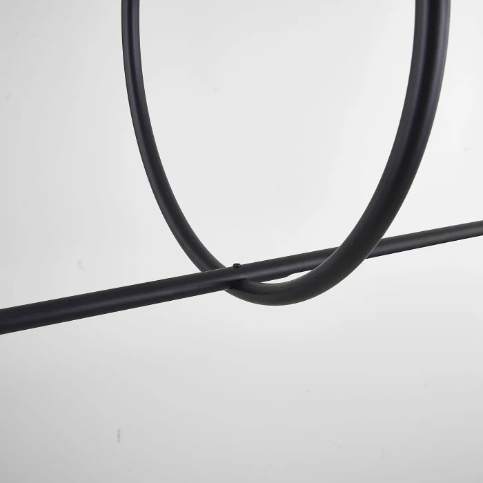 Подвесной светильник SUSPENSION CERCLE ET TRAIT – GRAPHITE SATINE L120 ImperiumLoft