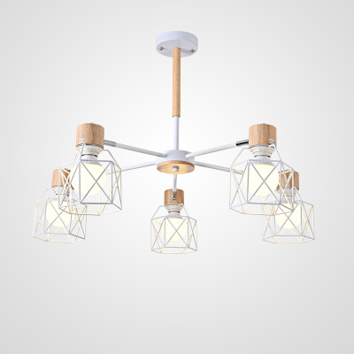 Потолочная люстра CORF B3 White 5 lamps ImperiumLoft