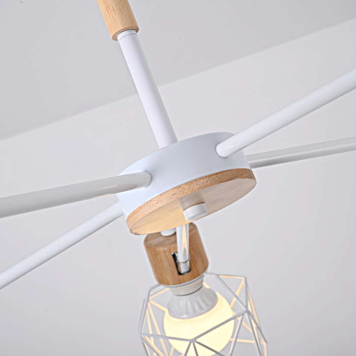 Потолочная люстра CORF B3 White 5 lamps ImperiumLoft