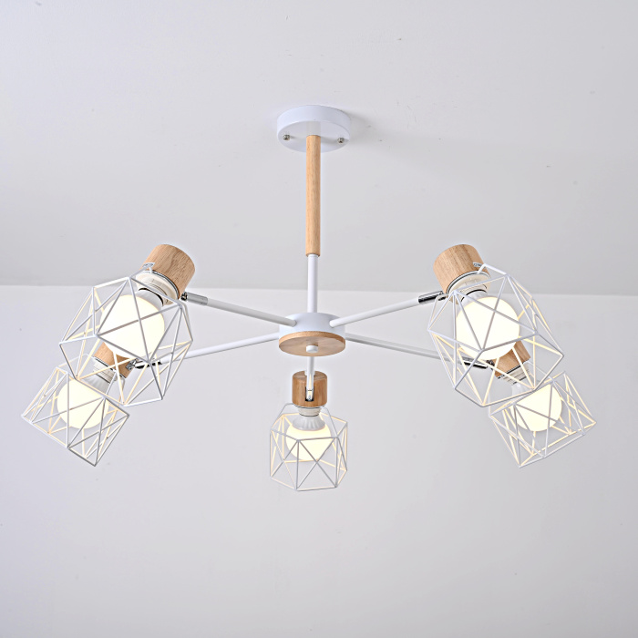 Потолочная люстра CORF B3 White 5 lamps ImperiumLoft