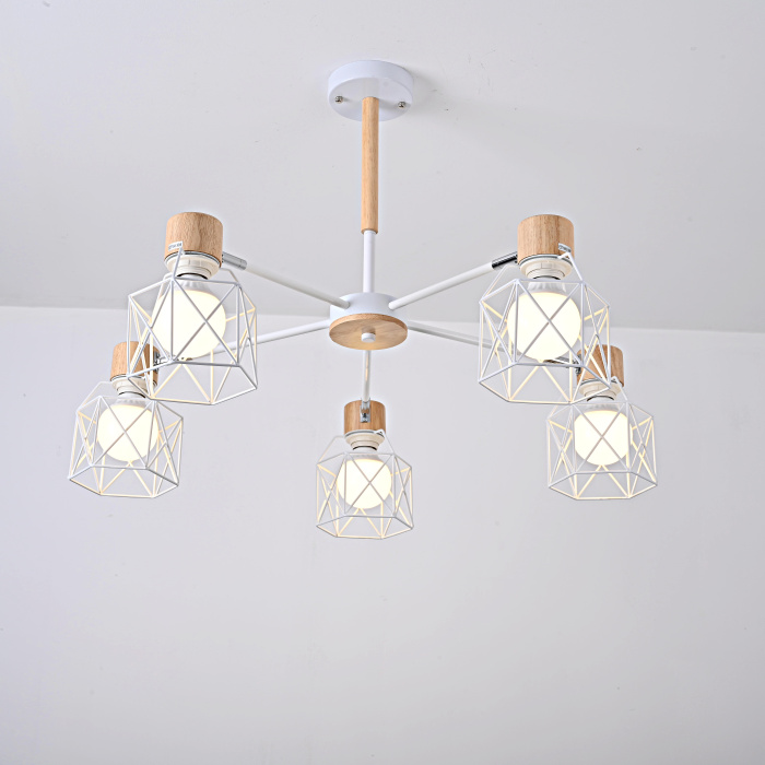 Потолочная люстра CORF B3 White 5 lamps ImperiumLoft
