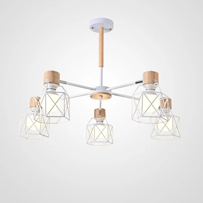 Потолочная люстра CORF B3 White 5 lamps ImperiumLoft