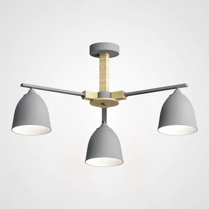 Потолочная люстра NOA 3 Gray by ImperiumLoft ImperiumLoft