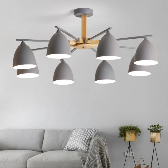 Потолочная люстра NOA 3 Gray by ImperiumLoft ImperiumLoft