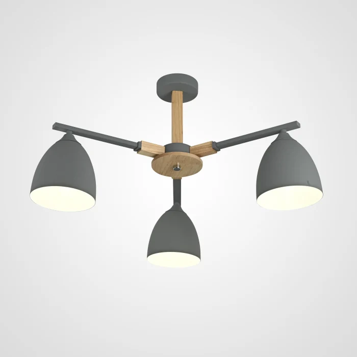 Потолочная люстра NOA 3 Gray by ImperiumLoft ImperiumLoft