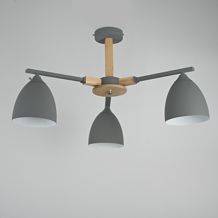 Потолочная люстра NOA 3 Gray by ImperiumLoft ImperiumLoft