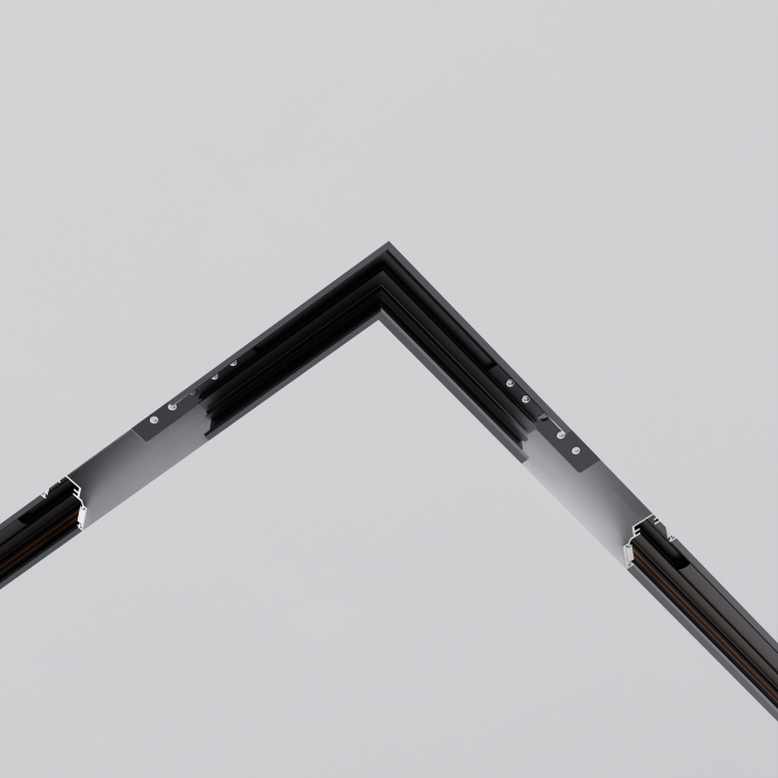 Коннектор угловой Exility для встраиваемого низкопрофильного шинопровода Maytoni TRAM034CL-42B