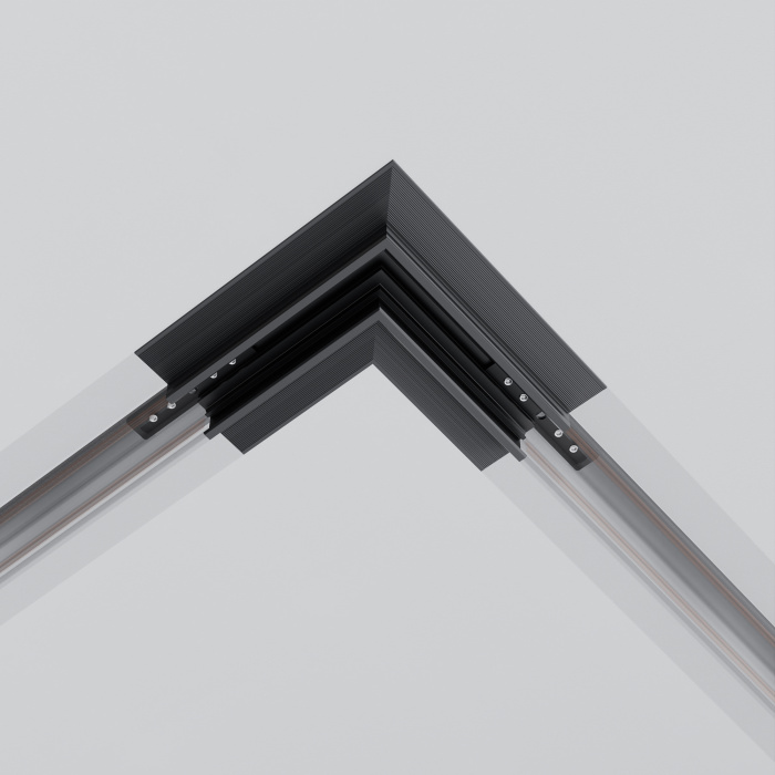 Коннектор угловой Exility для встраиваемого низкопрофильного шинопровода Maytoni TRAM034CL-42B