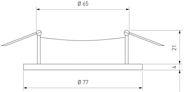 Встраиваемый светильник Elektrostandard 110 mr16 4690389168659