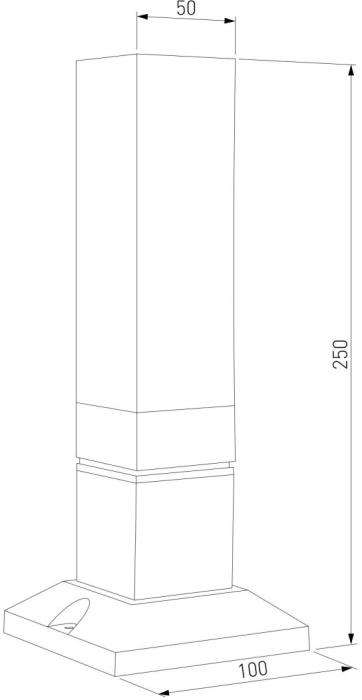 Уличный столб Elektrostandard Techno led 4690389219207