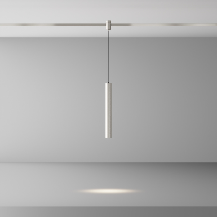 Трековый подвесной светильник Maytoni Focus LED TR155-1-5W4K-PT