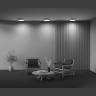 Потолочный светильник Maytoni Zon C032CL-36W4K-RD-W