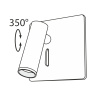 Настенный светильник Maytoni Mirax C040WL-L3W3K