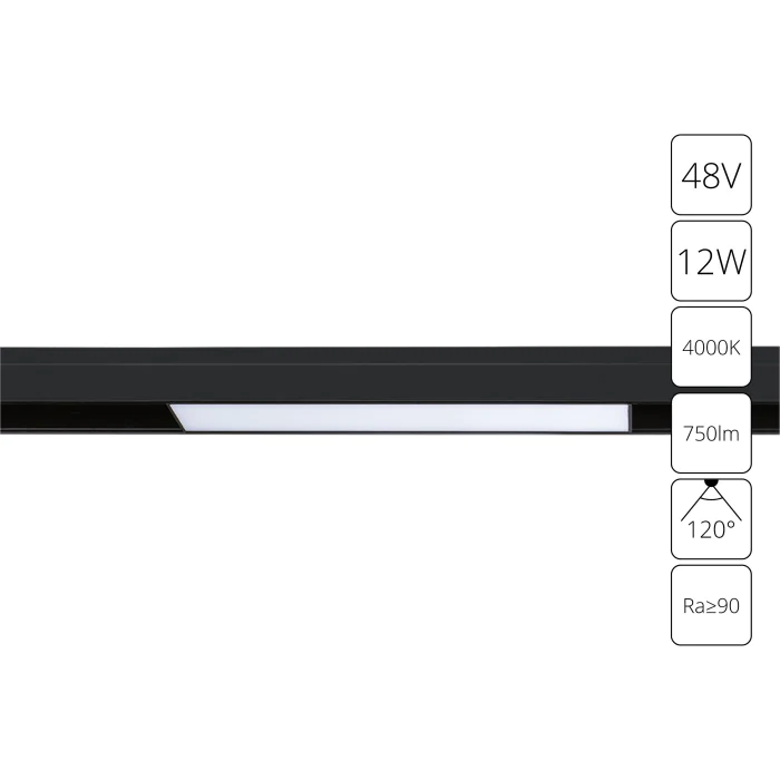 Магнитная трековая система Arte Lamp LINEA A4632PL-1BK