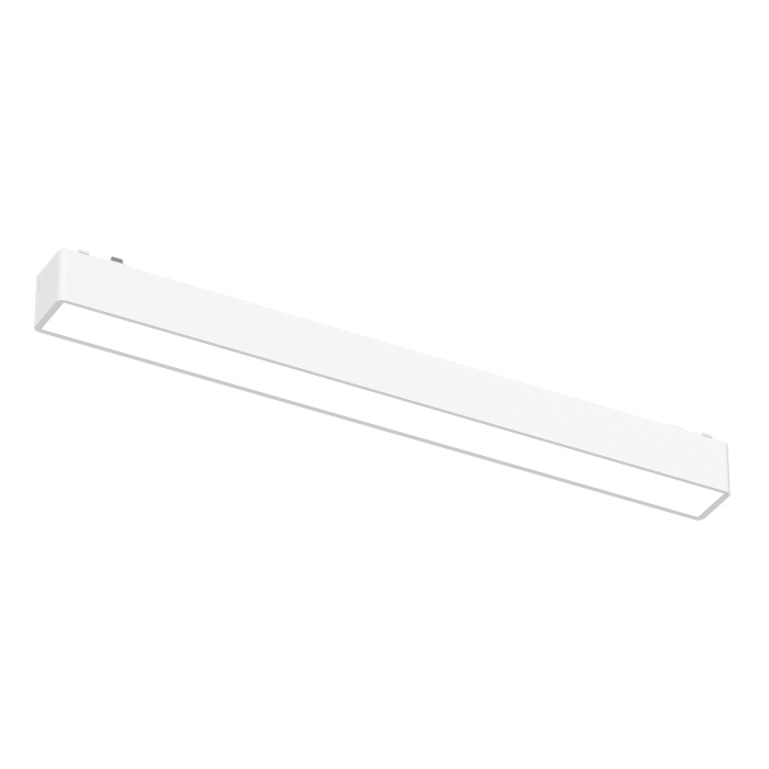 Магнитный трековый светильник Белый LED 1*10W 4000K 530Lm Ra>90 IP20 L315xW26xH27 48V ST674.546.15