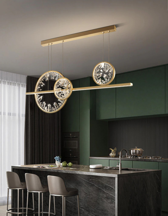 Подвесная люстра Delight Collection Bartlett XD-120B gold