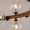 Подвесная люстра Delight Collection Art Deco Bubble 8828P/L black/clear