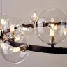 Подвесная люстра Delight Collection Art Deco Bubble 8828P/L black/clear