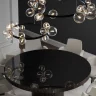Подвесная люстра Delight Collection Art Deco Bubble 8828P/L black/clear