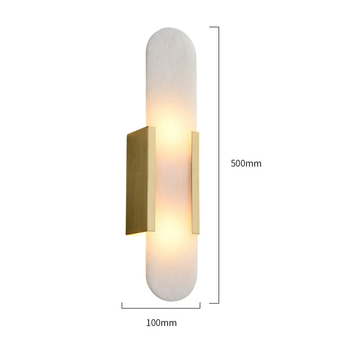 Настенный светильник Delight Collection Wall lamp MT8955-2W brass