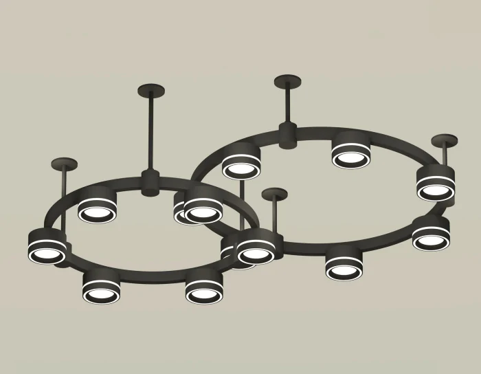 Комплект подвесного светильника Techno Ring с акрилом Ambrella light XR92221004