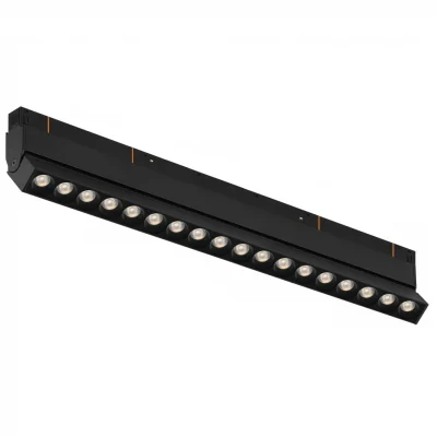 Светильник трековый магнитный поворотный iLedex VISION SMART 4822-003-L350-18W-38DG-BK (раб. с Алисой)