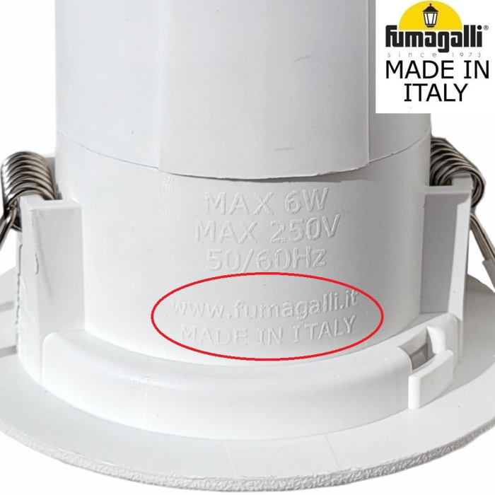 Уличный встраиваемый светильник FUMAGALLI TERESA 90 3L0.000.000.WYU1L