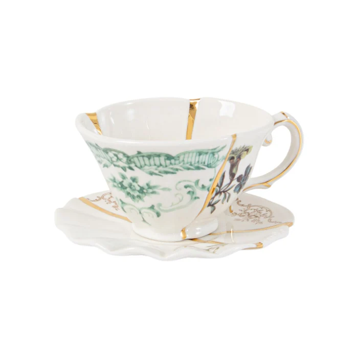 Чайная пара Seletti Kintsugi 9649