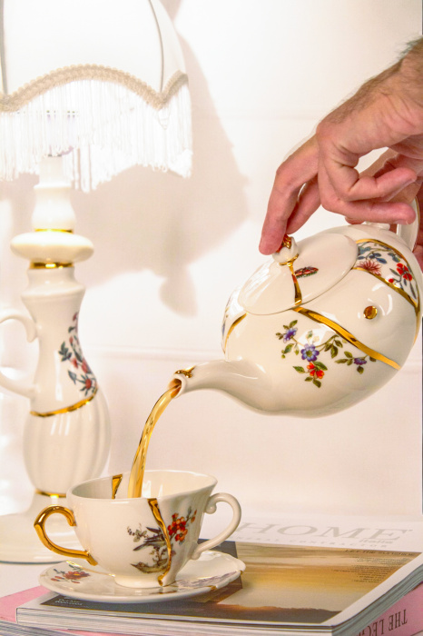 Чайная пара Seletti Kintsugi 9649