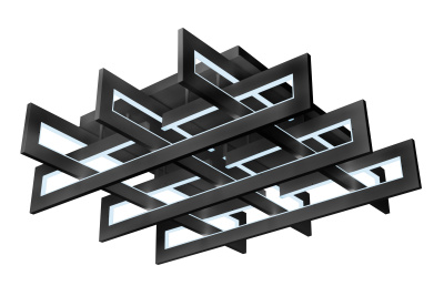 Потолочный светильник iLedex Stalker 9082-800*800-X 192W BK