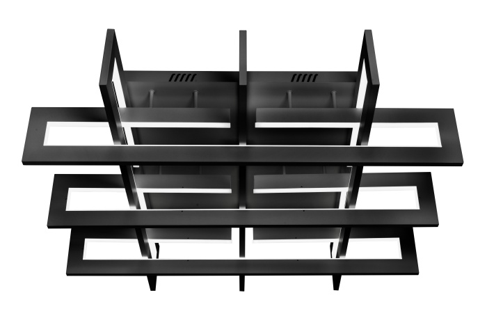 Потолочный светильник iLedex Stalker 9082-800*800-X 192W BK