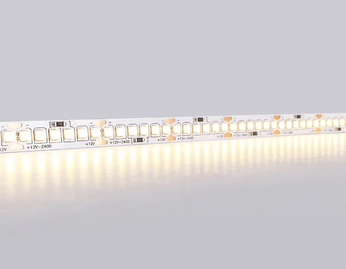 Светодиодная лента Ambrella Light GS1501 2835 240Led /19.2W m/12V IP20 3000K 5m/кратность резки 25mm Ambrella light GS1501