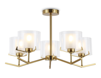 Люстра со стеклянными плафонами на штанге Ambrella light LH57007