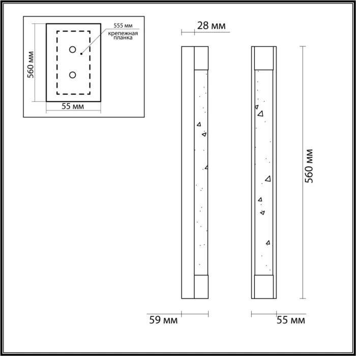 Настенный светильник Odeon Light Mirada 6681/12WL