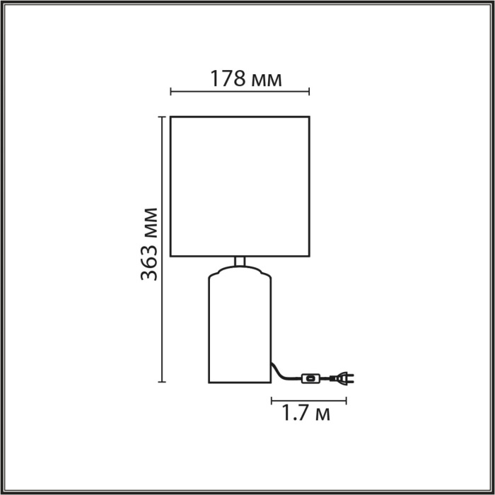 Настольная лампа Lumion Terazio 8141/1T