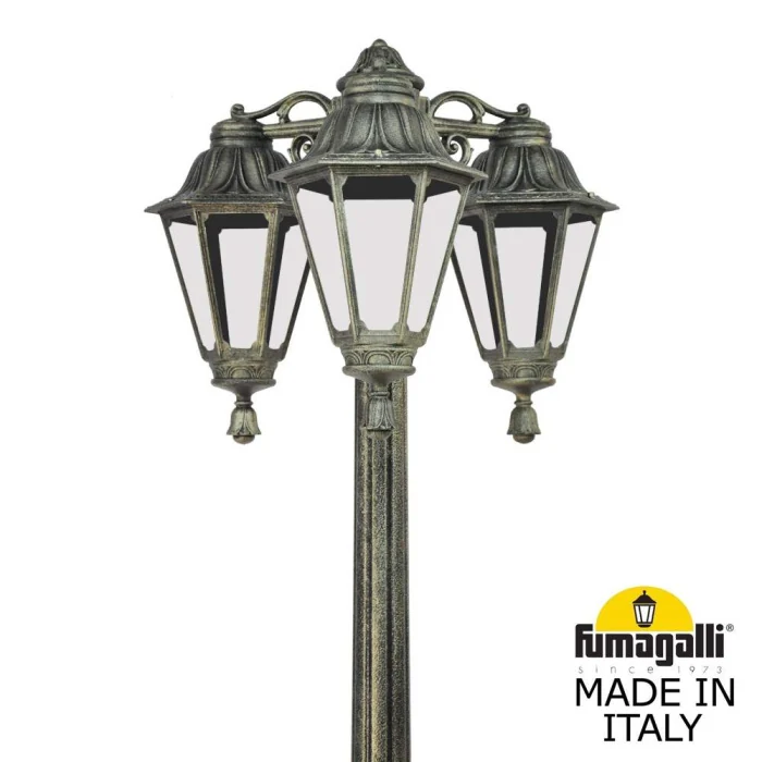 Садово-парковый светильник Fumagalli RICU BISSO/RUT 3L DN E26.157.S30.BXE27DN