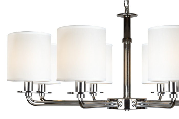 Подвесная люстра iLamp Joy RM003/8 Хром