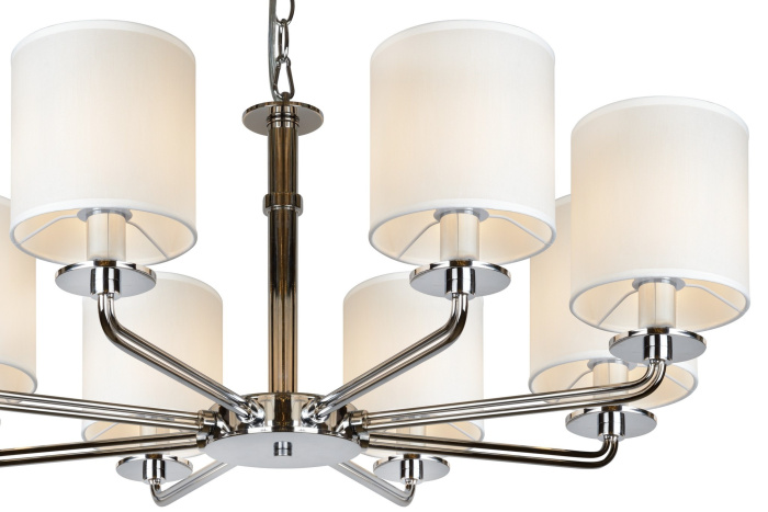 Подвесная люстра iLamp Joy RM003/8 Хром