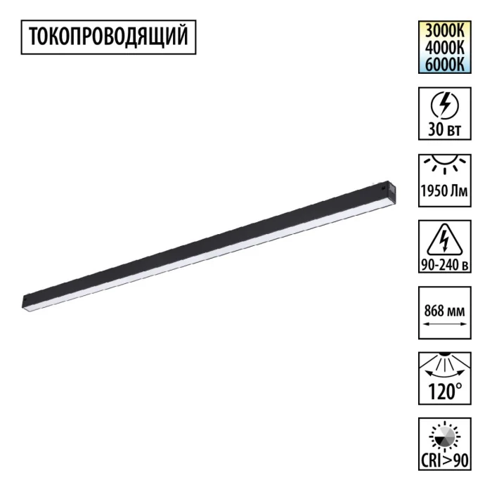 Трековый светильник Novotech Vector 359942