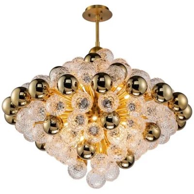 Подвесная люстра iLamp Rockfeller 100D-18 Matt Bronze