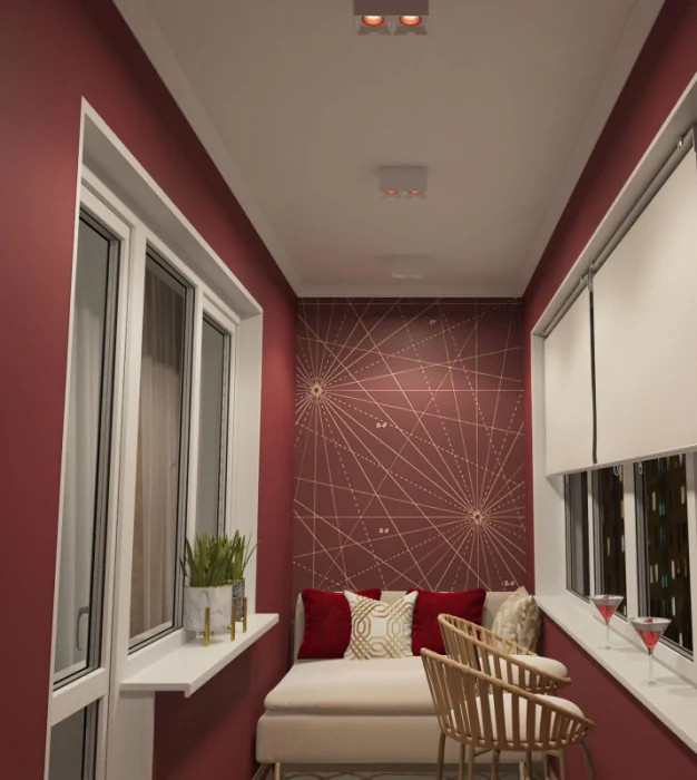 Накладной светильник Denkirs Rodvig DK3085-WH+RD