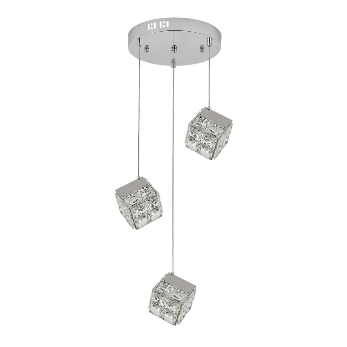 Подвесной светильник Indigo Radioso 12048/3P Chrome V000136L