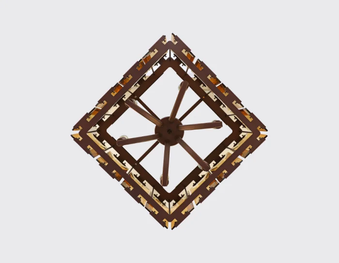 Подвесная люстра с хрусталем Ambrella light TR5150