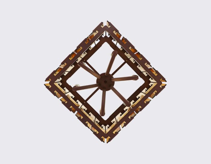 Подвесная люстра с хрусталем Ambrella light TR5150