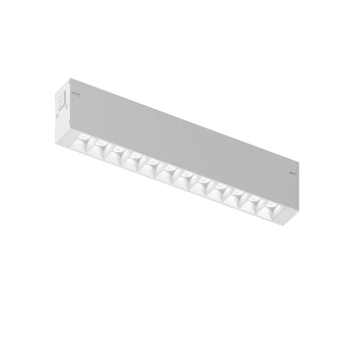 Трековый однофазный светильник Denkirs Simple Grill DK8201-WH