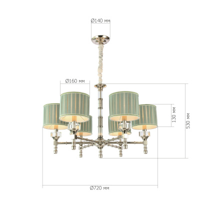 Люстра подвесная OLEO ST LUCE SL1121.103.06