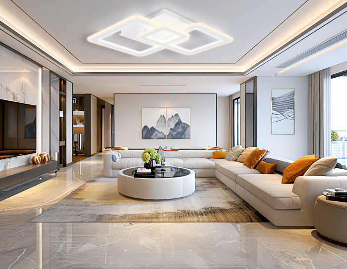 Потолочный светодиодный светильник с пультом Ambrella light FA862